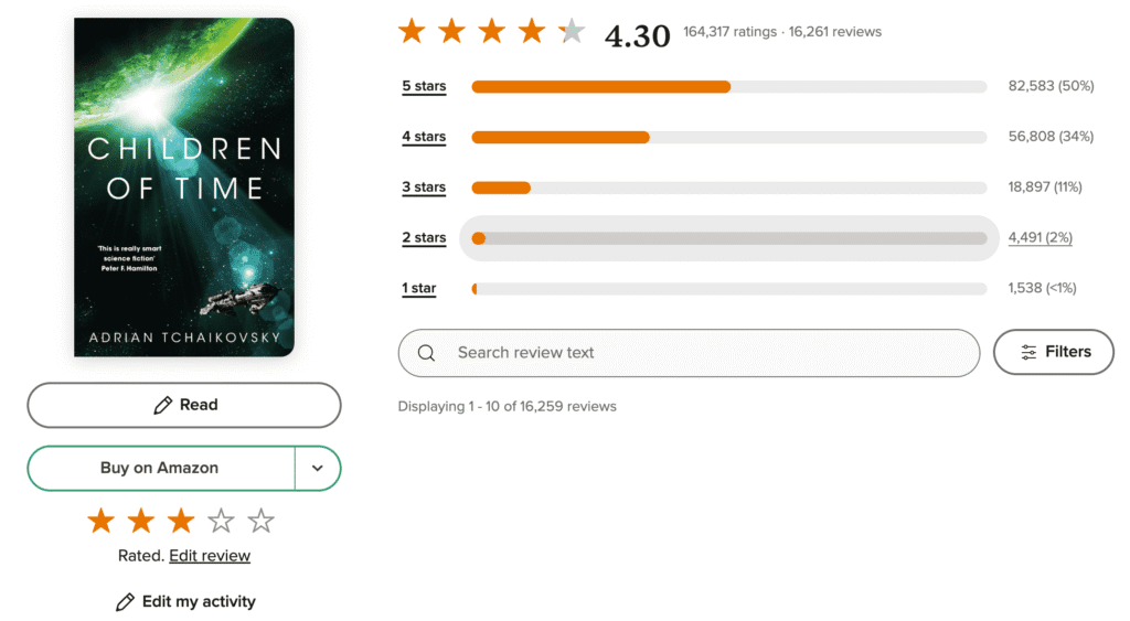 how to find a good book to read -- my own ratings