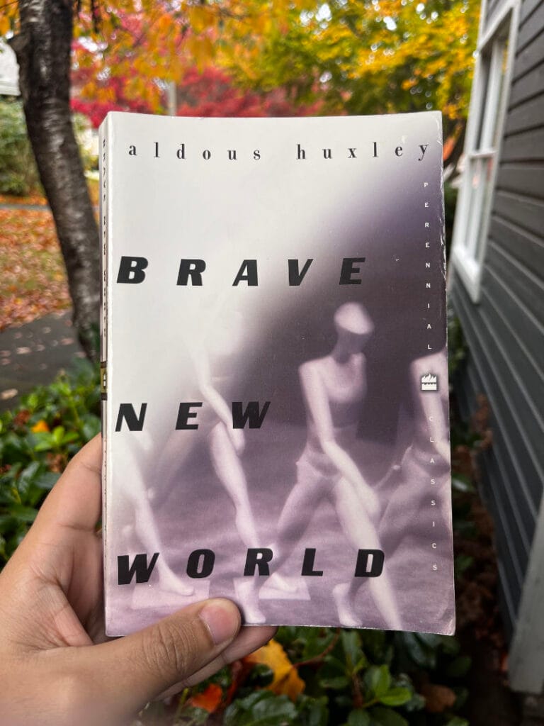 brave new world by aldous huxley book cover