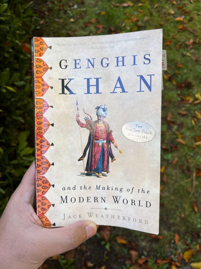 genghis khan by jack weatherford book cover