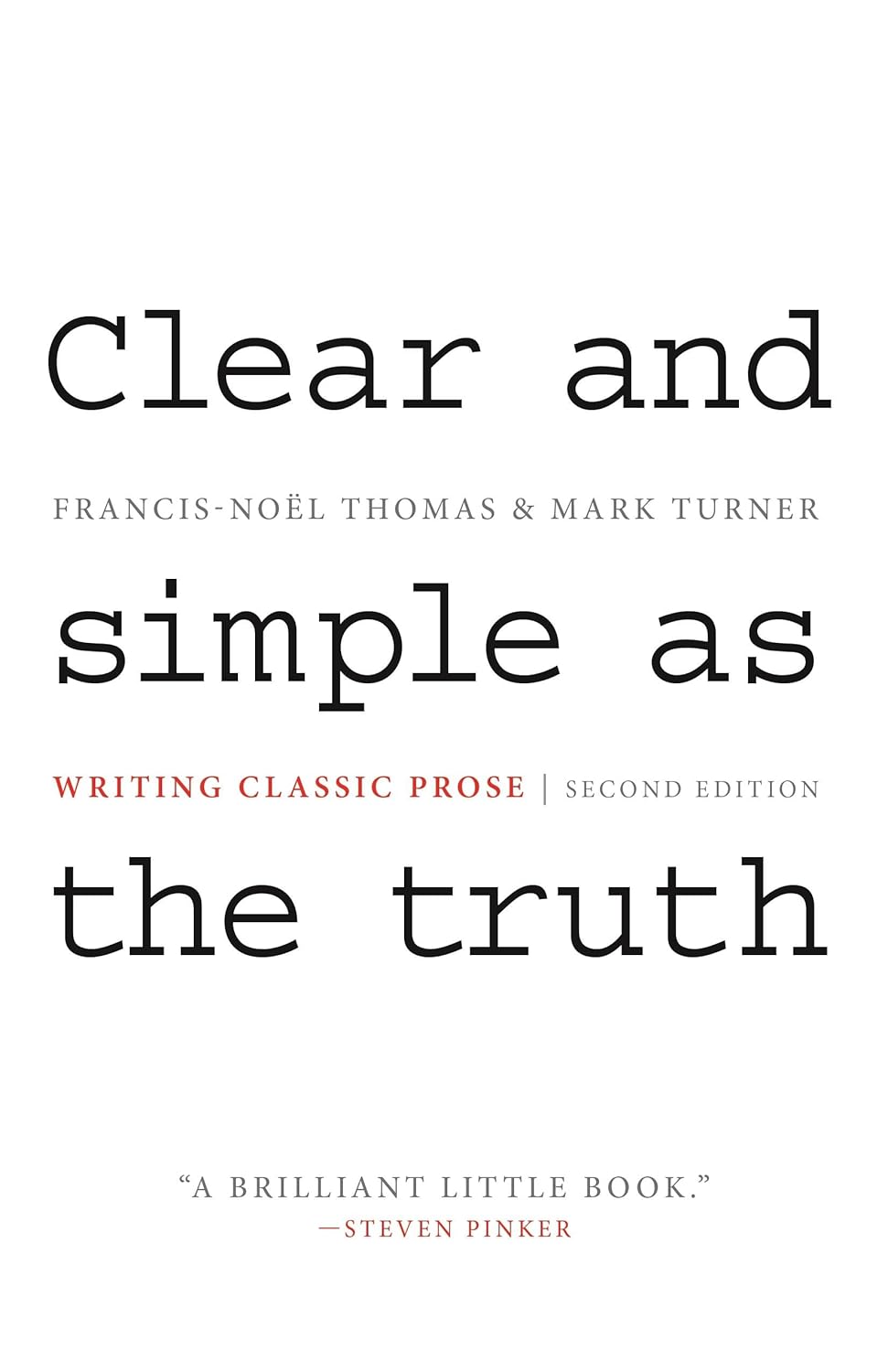clear and simple as the truth by thomas and turner book cover