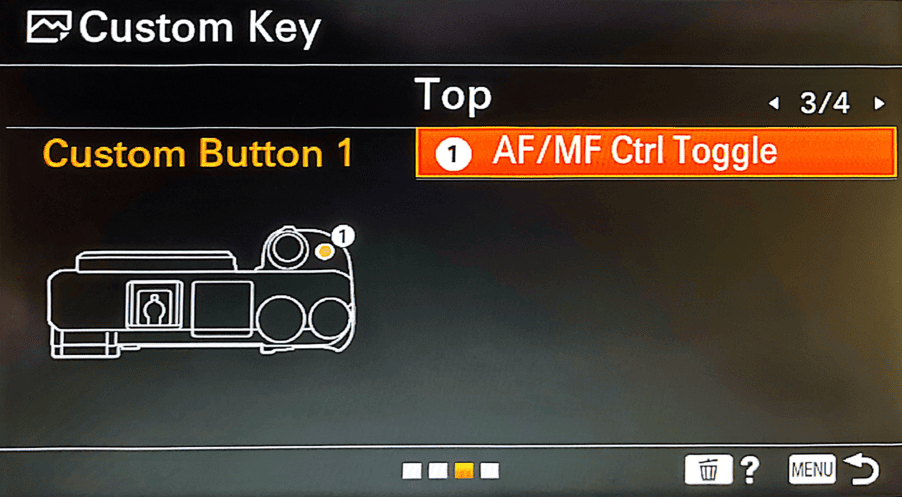 sony a6000 series camera settings 3