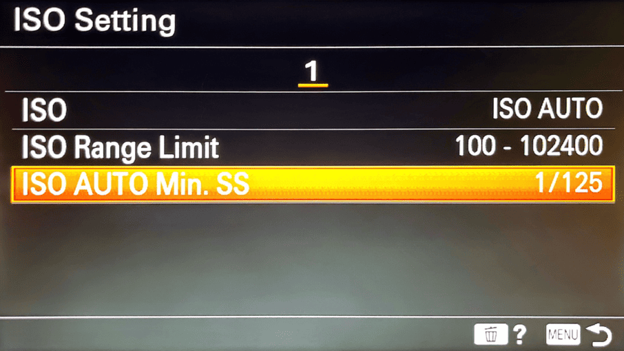 sony a6000 series camera settings 4