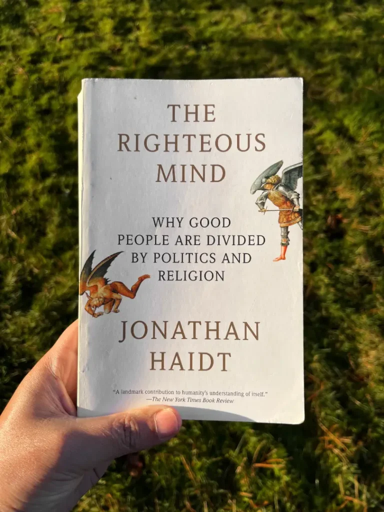 the righteous mind by jonathan haidt