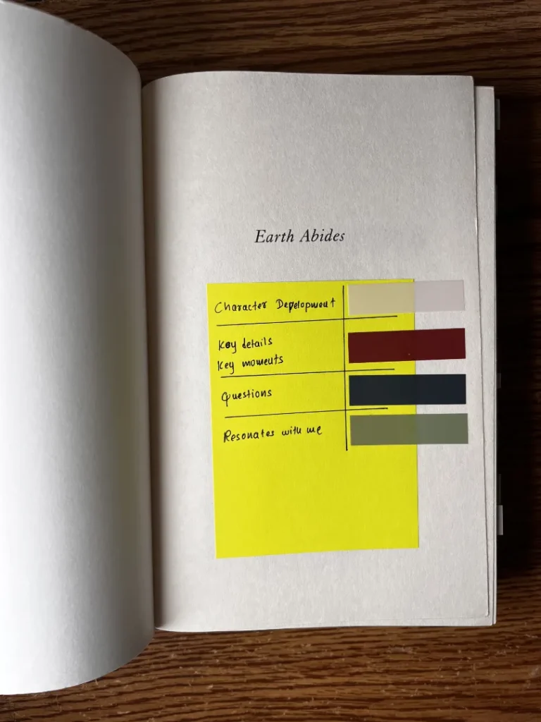 why fiction matters more than non-fiction earth abides book notes