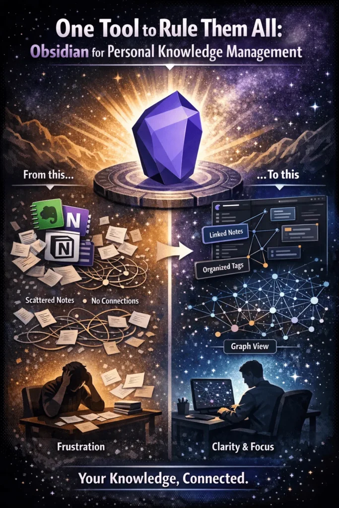 obsidian for personal knowledge management obsidian