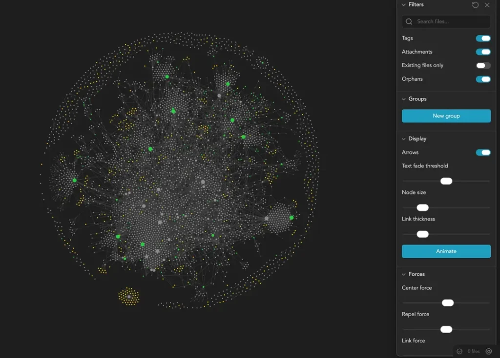 obsidian for personal knowledge management obsidian graph view
