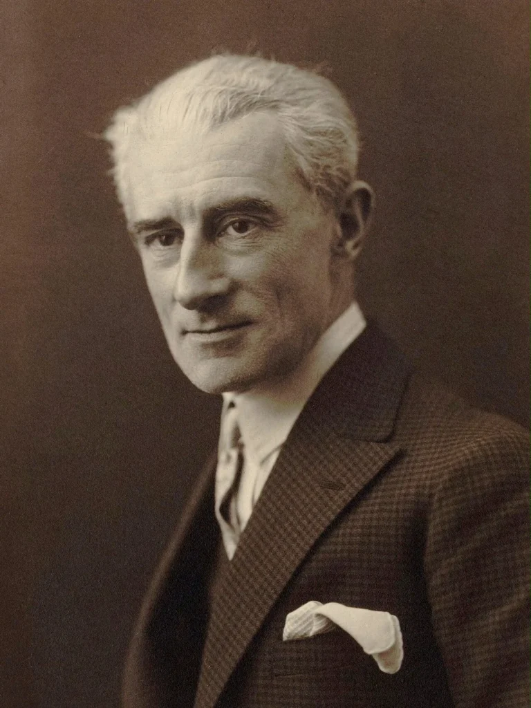 Sepia portrait used in the domain mapping story about Maurice Ravel and learning musical technique from another creative field.